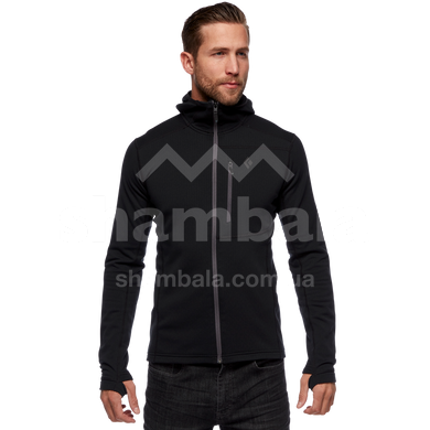Чоловіча флісова кофта Black Diamond M Coefficient Fleece Hoody, Black, M (BD 744020.0002-M)