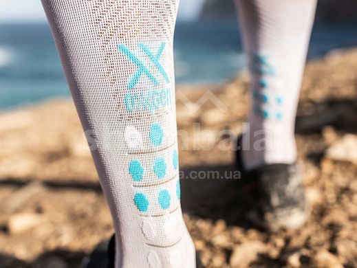 Компрессионные гольфы Compressport Full Socks Race Oxygen, White, T3 (SU00005B 001 0T3)
