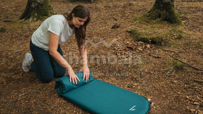 Самонадувний килимок Easy Camp Self-inflating Lite Mat Single, 182x51x2.5 см, Pacific Blue (5709388104311)