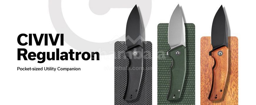 Нож складной Civivi Regulatron Guibourtia Wood, Black/Brown (CVV C23006-3)