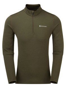 Футболка чоловіча Montane Dart Zip Neck, Kelp Green, S (5056237063702)