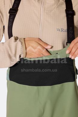Штани жіночі Rab Kinetic Alpine Stretch Bib Wmns, Dark Fig Green, M Regular (RB QWI-78-DFG-12-RG)