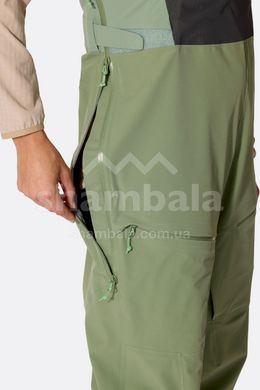Штани жіночі Rab Kinetic Alpine Stretch Bib Wmns, Dark Fig Green, M Regular (RB QWI-78-DFG-12-RG)