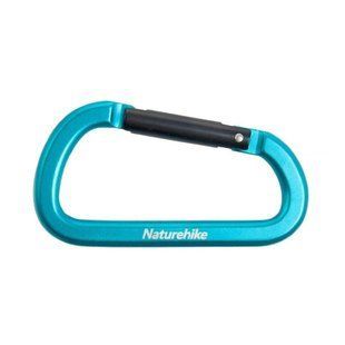 Карабин Naturehike D-type NH15A001-H, 80&nbsp;мм, Blue (6927595717011)