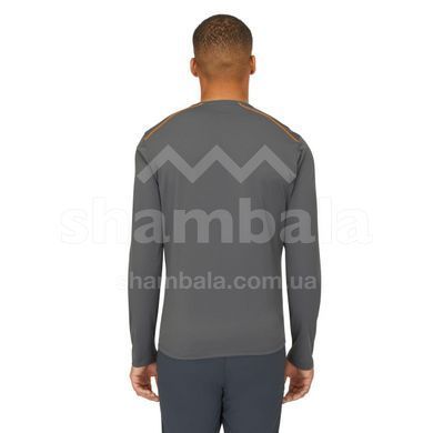 Футболка з довгим рукавом чоловіча Rab Force LS Tee, Graphene, XL (RB QBL-07-GRH-XLG)