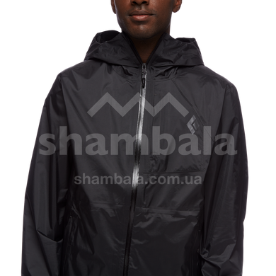 Мембранная мужская куртка для треккинга Black Diamond M Treeline Rain Shell, XXL - Black (BD 7450080002XXL1)
