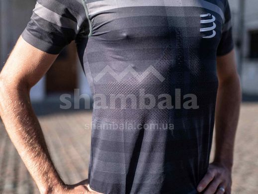 Чоловіча футболка Compressport Racing SS Tshirt, Black, M (AM00016B 990 00M)