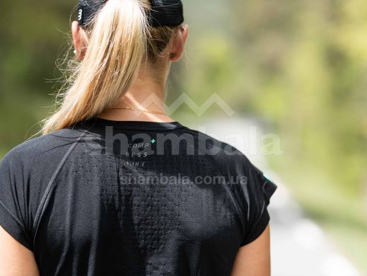 Жіноча футболка Compressport Training Tshirt SS W - Black Edition 2021, Black, S (AW00108L 990 00S)