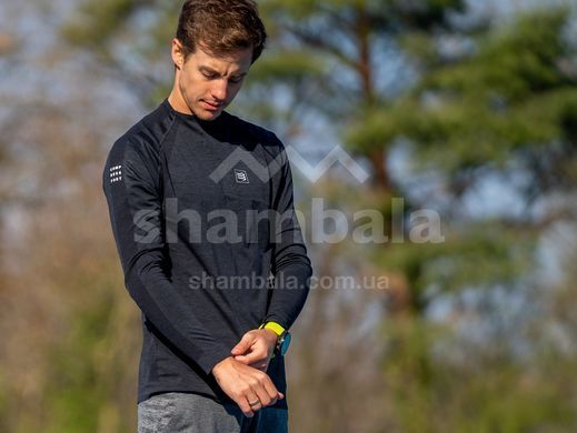 Футболка з довгим рукавом чоловіча Compressport Training Tshirt LS, Black, M (TSTN-LS-99-2M)