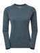 Футболка жіноча Montane Female Dart Long Sleeve T-Shirt, Orion Blue, XS (MNT 5056237077631)