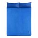 Самонадувающийся коврик двухместный с подушкой Naturehike NH18Q010-D, 185х130х2.5см, Blue (6927595784457)