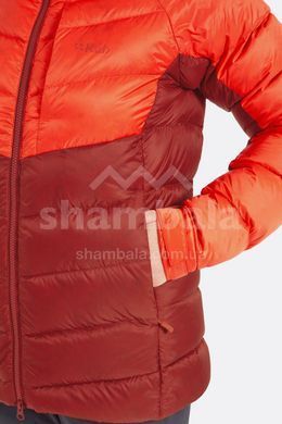 Жіночий зимовий пуховик Rab Glaceon Pro Jacket Wmns, Red Grapefruit/Tuscan Red, 12 (RB QDE-69-RGT-12)