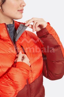 Жіночий зимовий пуховик Rab Glaceon Pro Jacket Wmns, Red Grapefruit/Tuscan Red, 12 (RB QDE-69-RGT-12)