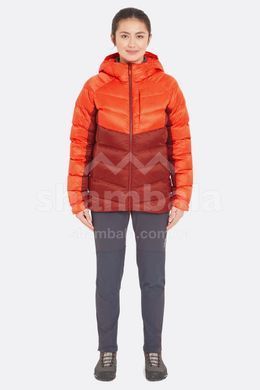 Жіночий зимовий пуховик Rab Glaceon Pro Jacket Wmns, Red Grapefruit/Tuscan Red, 12 (RB QDE-69-RGT-12)