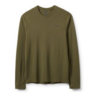 Футболка з довгим рукавом чоловіча Rab Force LS Tee, Olive, L (RB QCC-22-OLV-LRG)