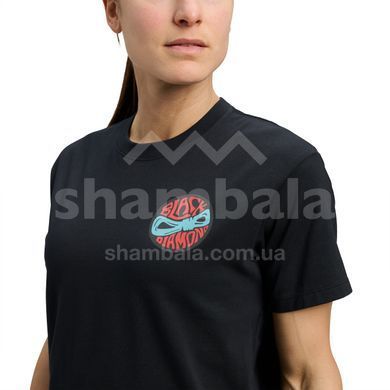 Футболка жіноча Black Diamond W Rope Badge SS Tee, Black, L (BD 7525070002LRG1)