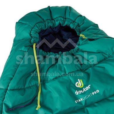 Спальний мішок Deuter Starlight Pro (-5/-1 °C), 170 см - Left Zip, Alpinegreen/Navy (DTR 3720219.23221)