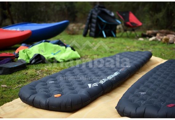 Коврик надувной Sea to Summit Ether Light XT Extreme Mat, Large, Black/Orange, 198x64x10см (STS AMELXTEXML)