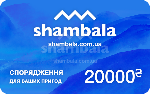Електронний подарунковий сертифікат на 20000 грн