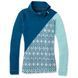Термокофта жіноча Smartwool Wm's Merino 250 Asym Top, Nile Blue Medallion, Р. XS (SW 15109.C17-XS)
