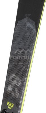Горные лыжи + крепление Rossignol Experience 82 Basalt Konect NX 12 KONECT GW B90, Black/Yellow, 160 cm (RS RAMFS03-160)