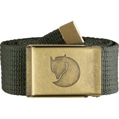 Пояс Fjallraven Canvas Brass Belt 4 cm, Mountain Grey (7323450077150)