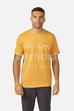 Футболка мужская Rab Stance Mountain Peak Tee, Beluga, S (RB QCB-66-BEL-SML)