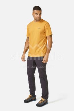 Футболка мужская Rab Stance Mountain Peak Tee, Beluga, S (RB QCB-66-BEL-SML)