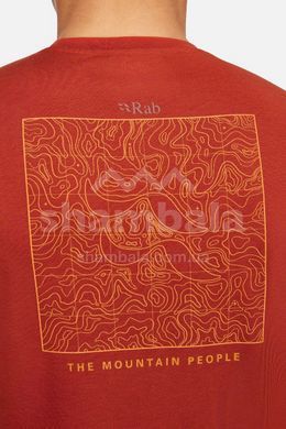 Футболка чоловіча Rab Crimp Elevation Tee, Tempest Blue, XXL (QBL-68-TMB-XXL)