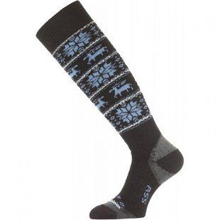 Термоноски Lasting SSW 905 XL Black/Sky Blue (SSW-905XL)