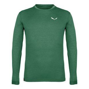 Чоловіча футболка Salewa Puez Melange Dry M L/S Tee, green, 50/L (274535086)