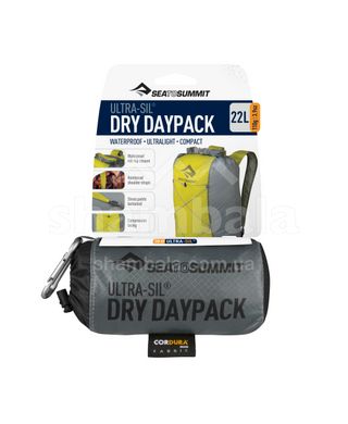Складний рюкзак герметичний Ultra-Sil Dry DayPack 22, Black від Sea to Summit (STS AUDDPBK)