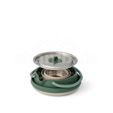 Набор посуды Sea to Summit Detour Stainless Steel Kettle Cook Set w/Sack с чехлом, на 2 персони (STS ACK026031-122110)