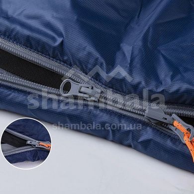 Спальний мішок Naturehike Ultralight LW180 NH21MSD04 (15/8°С), 185 см - Left Zip, XL, Dark Blue (2000999789229)