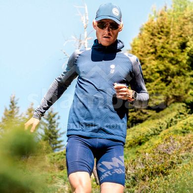 Чоловіча толстовка з рукавом реглан Compressport Ultra-Trail 180g Racing Hoodie - UTMB 2020, Blue, L (AU00002L 500 00L)