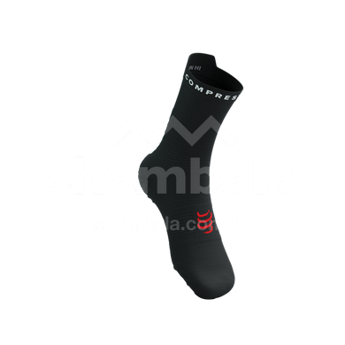 Шкарпетки Compressport Pro Racing Socks V4.0 Run High, Black/White, T4 (45-48) (XU00046B9027T4)