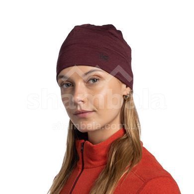 Шапка Buff Merino Lightyweight Beaney, Solid Garnet (BU 113013.653.10.00)