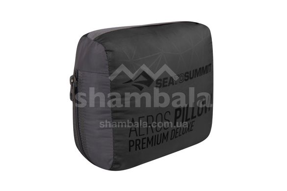Надувна подушка Aeros Premium Pillow Deluxe, 14х56х36см, Grey від Sea to Summit (STS APILPREMDLXGY)