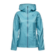 Мембранная женская куртка для трекинга Black Diamond W Treeline Rain Shell, Coastal Blue, L (BD 7450094054LRG1)