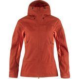 Жіноча трекінгова демісезонна куртка Fjallraven Abisko Lite Trekking Jacket W, Cabin Red/Rowan Red, XS (7323450683634)