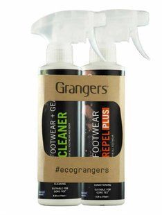 Набор по уходу за обувью Grangers Footwear + Gear Cleaner + Footwear Repel Plus (GRF210)