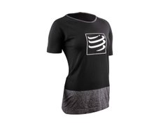 Женская футболка Compressport Training Tshirt SS W, Black, XS (TSTNW-SS99-0XS)