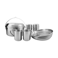 Набір посуду Tatonka Picnic Set IV Silver, Silver (TAT 4142.000)