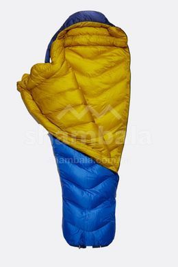 Спальний мішок жіночий Rab Neutrino 400 Wmns Regular, (-7&deg;C), 170 см - Left Zip, Nightfall Blue (RB QSM-91-NFB-REG-LZ)