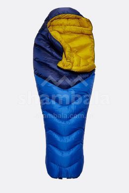 Спальний мішок жіночий Rab Neutrino 400 Wmns Regular, (-7&deg;C), 170 см - Left Zip, Nightfall Blue (RB QSM-91-NFB-REG-LZ)