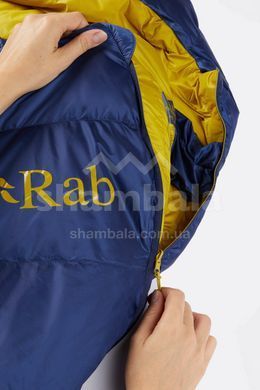 Спальний мішок жіночий Rab Neutrino 400 Wmns Regular, (-7&deg;C), 170 см - Left Zip, Nightfall Blue (RB QSM-91-NFB-REG-LZ)