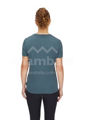 Футболка жіноча Rab Tuku Logo Tee Wmns, Orion Blue, 10 (RB QCC-08-OB-10)