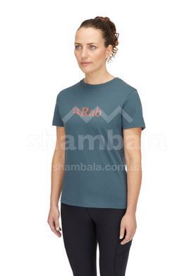 Футболка жіноча Rab Tuku Logo Tee Wmns, Orion Blue, 10 (RB QCC-08-OB-10)