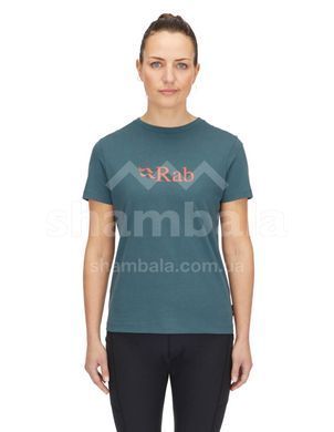 Футболка жіноча Rab Tuku Logo Tee Wmns, Orion Blue, 10 (RB QCC-08-OB-10)
