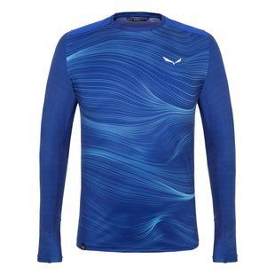 Чоловіча футболка Salewa Seceda Dry M L/S Tee, blue, 46/S (282438620)
